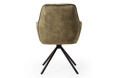 Artistiq Eetkamerstoel 'Gadi' Velvet, kleur Groen