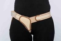 Orliman Enkelzijdige Liesbreukband - S - Rechts - Beige - thumbnail