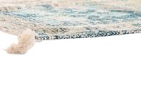 Tapijt DKD Home Decor Verouderde afwerking Blauw Katoen Arabisch (120 x 180 x 1 cm) - thumbnail