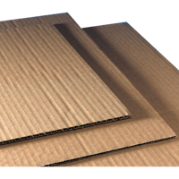 Palletplaat | Golfkarton | 1160x760mm | bruin | 1 stuks - thumbnail