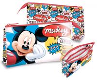 Disney etui Mickey Mouse junior 22 cm polyester/PVC rood - thumbnail