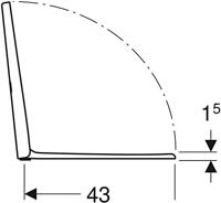 Geberit Icon wc-zitting - softclose & quickrelease - topfix - Duroplast Wit glans 501.660.01.1 - thumbnail