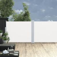 VidaXL Windscherm uittrekbaar 140x1000 cm crème - thumbnail