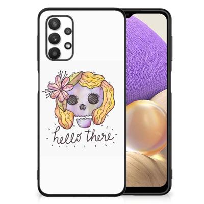 Telefoonhoesje Samsung Galaxy A32 5G Boho Skull Telefoonhoesje Samsung Galaxy A32 5G Boho Skull