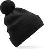 Beechfield CB450N Organic Cotton Snowstar® Beanie - Black - One Size - thumbnail