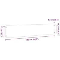 Gazonranden 30 st 20x103 cm koudgewalst staal zwart - thumbnail