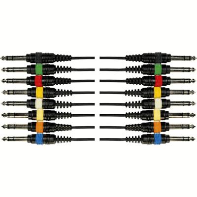 Yellow Cable OC04 6.3mm TRS Jack Multikabel, 8-weg, 5 meter Yellow Cable OC04 6.3mm TRS Jack Multikabel, 8-weg, 5 meter
