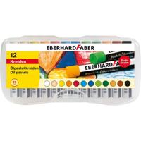 Eberhard Faber ef-522013 oliepastelkrijt 11mm doos a 12 st assorti - thumbnail
