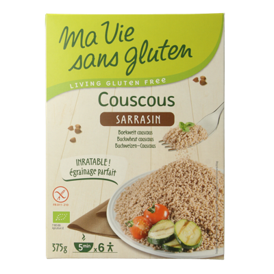 Couscous 100% boekweit glutenvrij bio 375 Gram