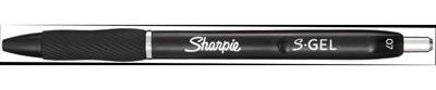 Sharpie S-gel roller, medium punt, blister van 3 stuks, zwart Sharpie S-gel roller, medium punt, blister van 3 stuks, zwart