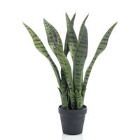 Emerald kunstplant sansevieria in pot 55 cm - thumbnail