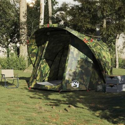 VidaXL Vistent 4-persoons waterdicht camouflage VidaXL Vistent 4-persoons waterdicht camouflage