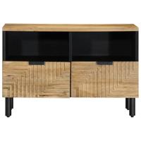 Tv-meubel 70x33x46 cm massief mangohout bruin - thumbnail