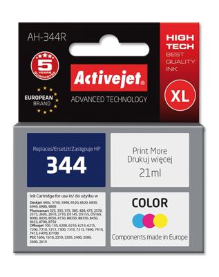 Activejet AH-344R inkt (vervanging HP 344 C9363EE; premium; 21 ml; kleur)