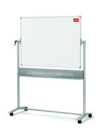 Nobo mobiel magnetisch whiteboard, kantelbaar, gelakt staal, ft 120 x 90 cm - thumbnail