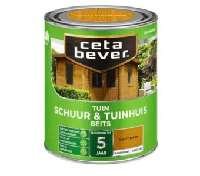Cetabever Schuur en Tuinhuis Beits Transparant Zijdeglans - Blank - thumbnail