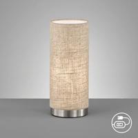 Fischer & Honsel NachtkastlampjeThor zandkleurig - 50496 - thumbnail