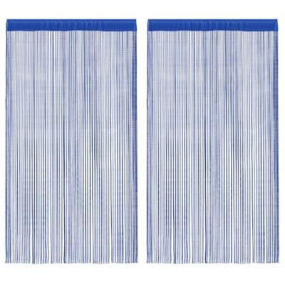VidaXL Draadgordijnen 140x250 cm blauw 2 st