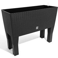 Prosperplast Bloembak (Antraciet, 80 x 33 x 62 cm) - thumbnail