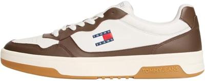 Tommy Hilfiger TJM cupsole 0LI ivory brown Wit maat 42 - thumbnail