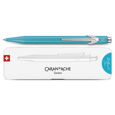 Balpen caran d'ache colormat-x 849 turquoise