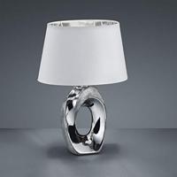 Trio Design tafellampTaba grijs met witte lampenkap - R50511089 - thumbnail