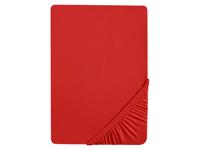 Biberna Jersey hoeslaken (Rood, 140-160 x 200 cm) - thumbnail