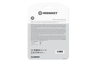 Kingston IronKey Vault Privacy 50 Series USB-stick 256 GB Blauw IKVP50C/256GB USB-C - thumbnail