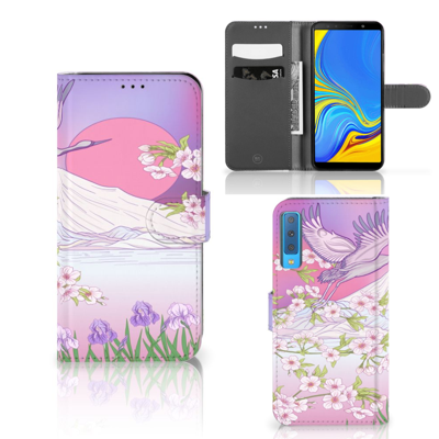 Samsung Galaxy A7 (2018) | Telefoonhoesje | Met pasjeshouder | Bird Flying Samsung Galaxy A7 (2018) | Telefoonhoesje | Met pasjeshouder | Bird Flying