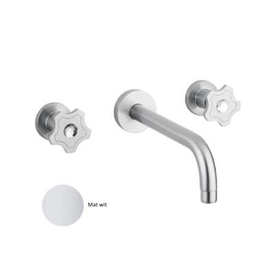 Inbouw Wastafelmengkraan Sanimex Giulini Tweeknops 20 cm Inclusief G-Link Inbouwdeel Mat Wit Sanimex Inbouw Wastafelmengkraan Sanimex Giulini Tweeknops 20 cm Inclusief G-Link Inbouwdeel Mat Wit Sanimex