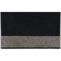 Cawö Cawö Two-Tone Handdoek schwarz 50/100 - thumbnail