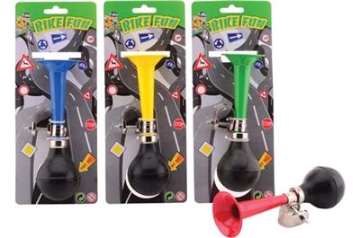 Bike Fun metalen fietstoeter 4 assorti Bike Fun metalen fietstoeter 4 assorti