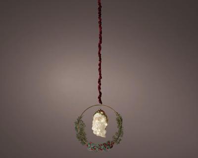 Kerstman l8.5b26h26 cm multi kerstverlichting Lumineo - Lumineo