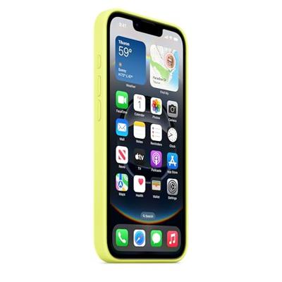 APPLE iPhone 16e - Custodia in silicone - Giallo neon
