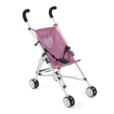 Mini-Poppenbuggy Roma - Pink Jeans Mini-Poppenbuggy Roma - Pink Jeans