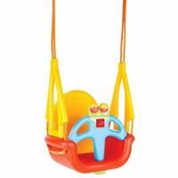 Jamara Kinderschommel Grow with me 3in1 rood - thumbnail