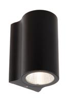 Lucide AKRA - Wandlamp Binnen/Buiten - LED - 1x6W 2700K - IP54 - Zwart - thumbnail