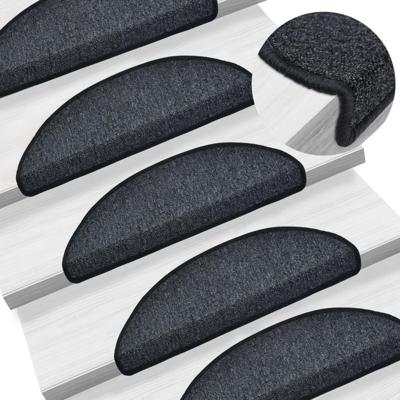 Trapmatten 10 st 56x20 cm antracietkleurig Trapmatten 10 st 56x20 cm antracietkleurig