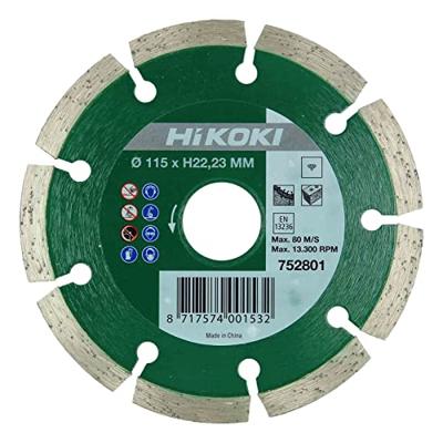 Hikoki Accessoires Diamant Zaagblad 115X22,2X7Mm Type Universeel Gesinterd - 752801 Hikoki Accessoires Diamant Zaagblad 115X22,2X7Mm Type Universeel Gesinterd - 752801