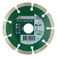 Hikoki Accessoires Diamant Zaagblad 115X22,2X7Mm Type Universeel Gesinterd - 752801 - thumbnail