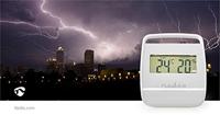 Nedis WEST100WT Thermometer Hygrometer Indoor White - thumbnail