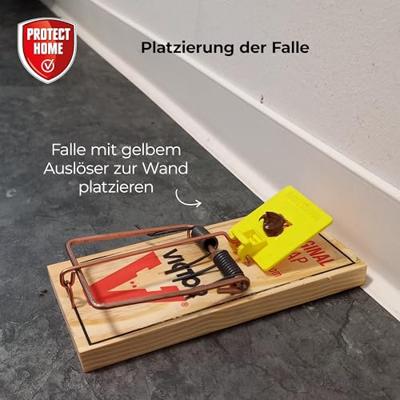 Protect Home Rattenval Hout - Ongediertebestrijding - 1 stuk - thumbnail