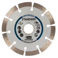 Diamantzaagblad 230mm Mandrex Universeel Standaard - thumbnail
