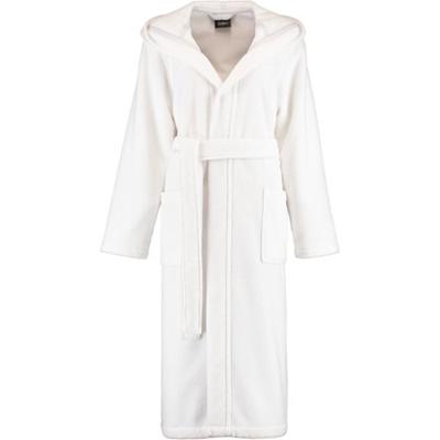 Cawö Cawö Dames Badjas met Capuchon 825 Weiss 40/42
