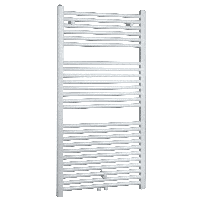 Radiator BWS Emma 118,5x45 cm Midden-Onder Aansluiting Wit (538 Watt) - thumbnail