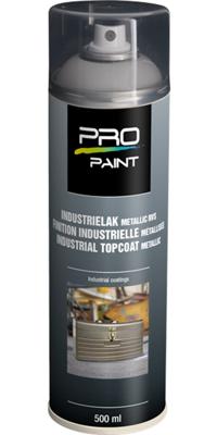 PP spuitverf Metalisch Zilver Alu (500ml) PP spuitverf Metalisch Zilver Alu (500ml)