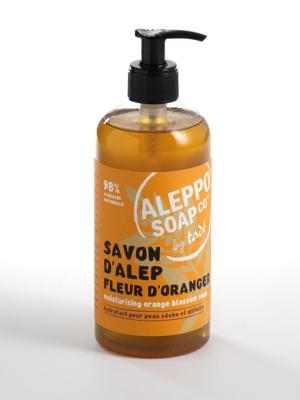 Aleppo Soap Co. Fleur D'Oranger Liquid Orange Blossom Soap Gel 500ml