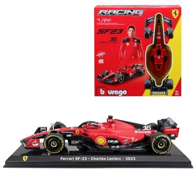 Bburago F1 KIT Ferrari SF23 mit Helm, #16 Leclerc 1:24 Auto Bburago F1 KIT Ferrari SF23 mit Helm, #16 Leclerc 1:24 Auto
