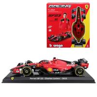 Bburago F1 KIT Ferrari SF23 mit Helm, #16 Leclerc 1:24 Auto - thumbnail