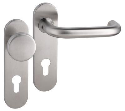 Cecil PF KL4 KS kruk R/vaste knop PC72mm rvs mat